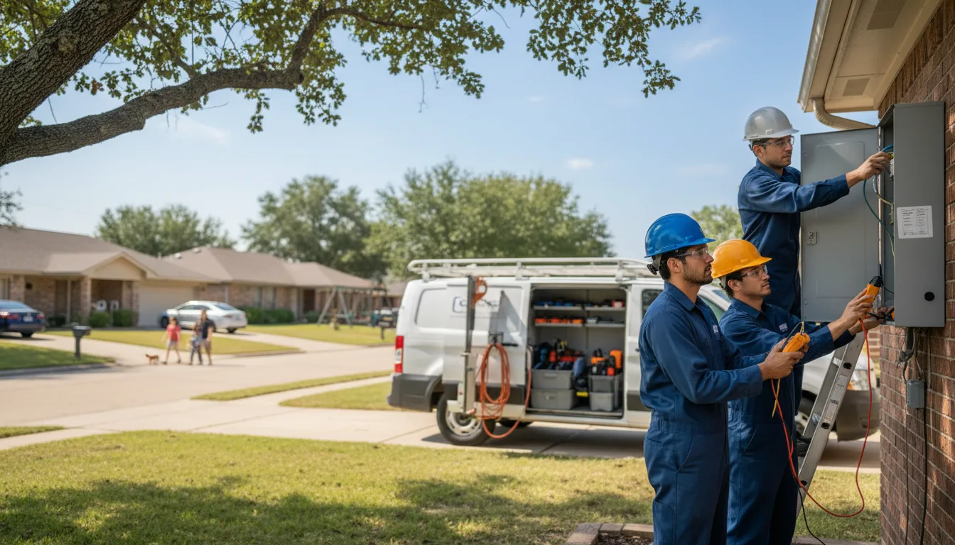 Certified electrician providing emergency electrical services in Moorhead, IA